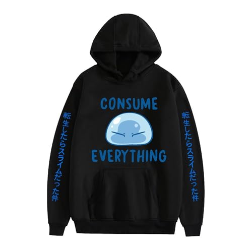 Witorya Anime That Time I Got Reincarnated As A Slime Hoodies Rimuru Tempest Grafik bedrucktes Langarm-Sweatshirt für Frauen und Männer von Witorya