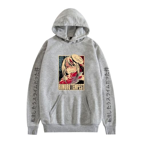 Witorya Anime That Time I Got Reincarnated As A Slime Hoodies Rimuru Tempest Grafik bedrucktes Langarm-Sweatshirt für Frauen und Männer von Witorya