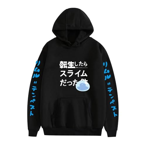Witorya Anime That Time I Got Reincarnated As A Slime Hoodies Rimuru Tempest Grafik bedrucktes Langarm-Sweatshirt für Frauen und Männer Witorya Anime That Time I Got Reincarnated As A Slime Hoodies Rimuru Tempest Grafik bedrucktes Langarm-Sweatshirt für Frauen und Männer von Witorya