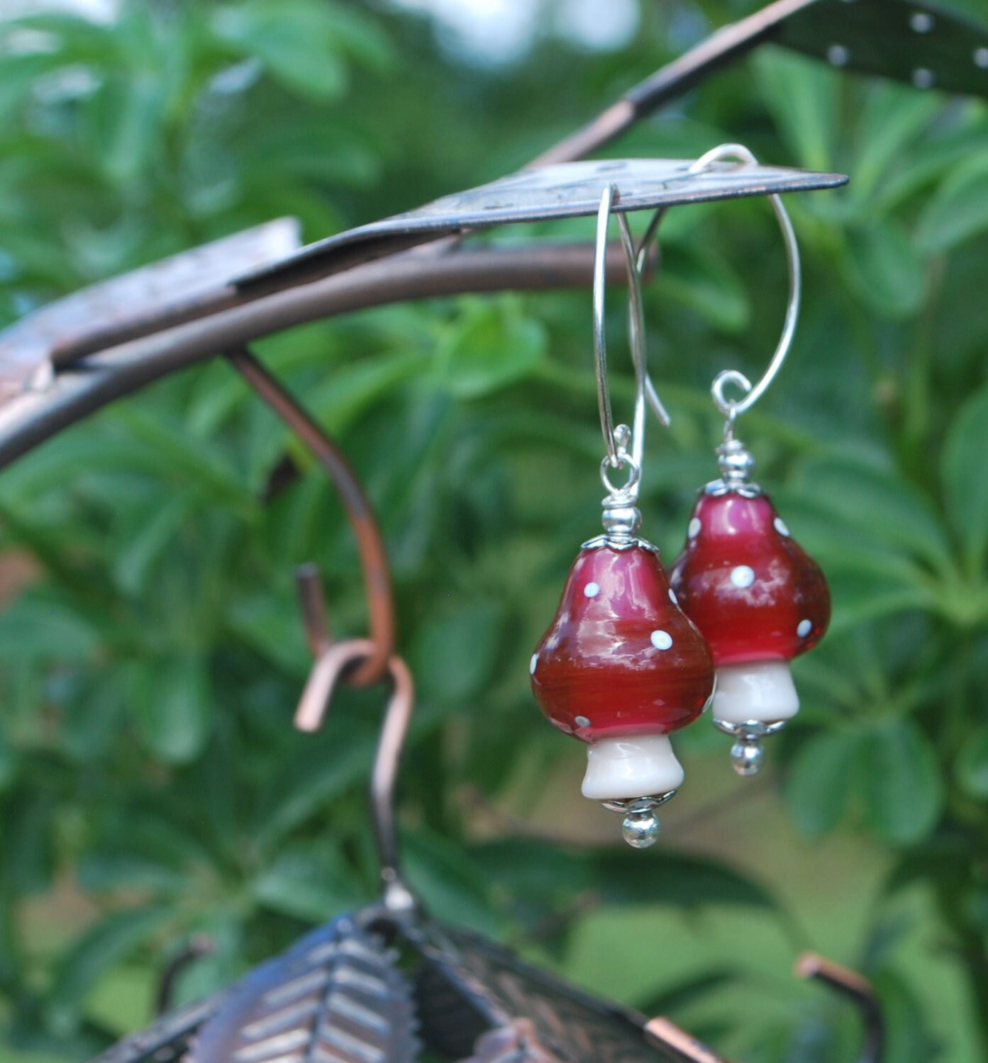 Charmed Pilz Ohrringe, Spaß Und Fantasie Charmed Pilz Ohrringe, Spaß Und Fantasie von WitsEndMagick