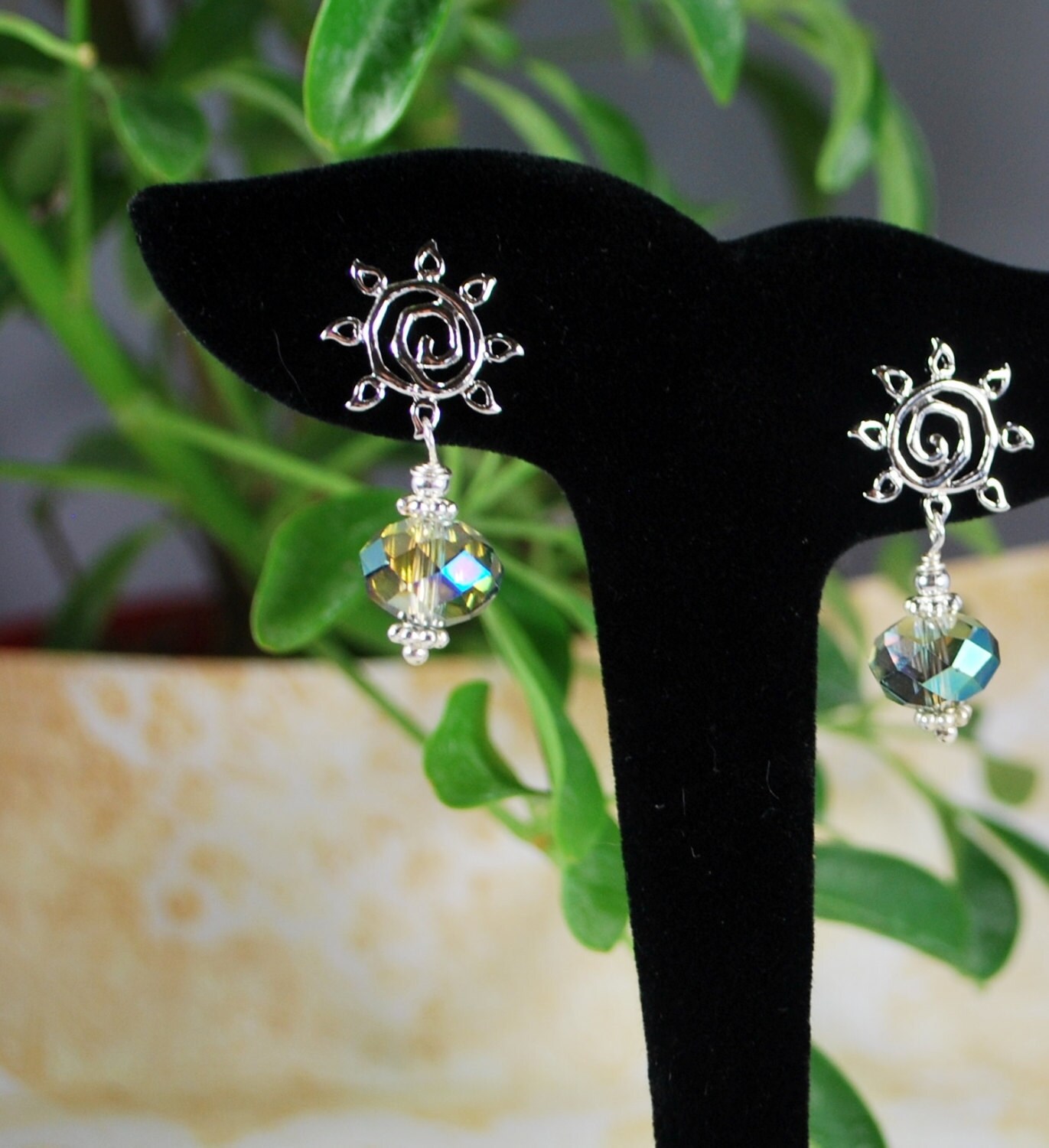 Unglaubliche Sunburst Ohrringe, Silber Srajd Unglaubliche Sunburst Ohrringe, Silber Srajd von WitsEndMagick