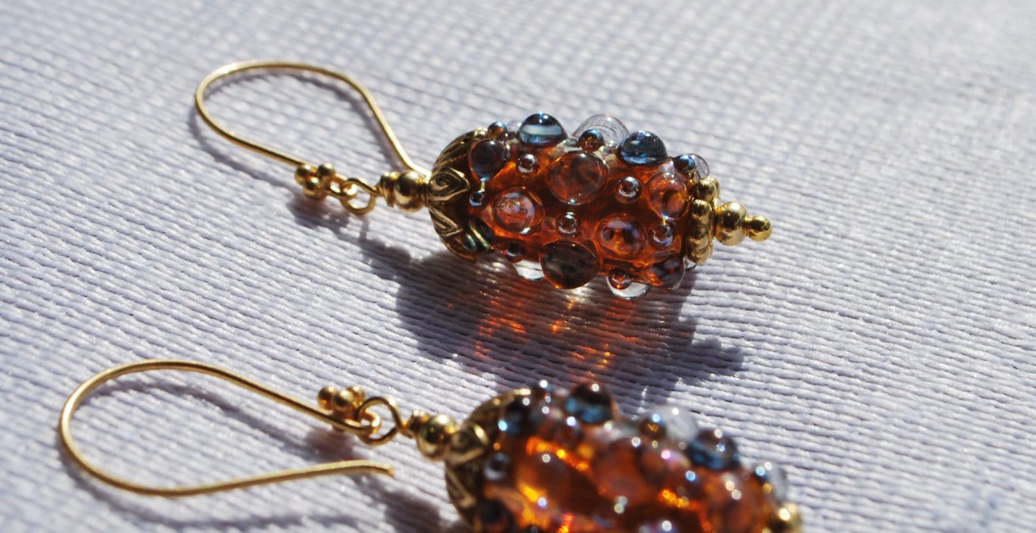 Verkauf Lampenohrringe, Goldene Ohrringe, L Vermeidringe, Honig Und Karamell Srajd Verkauf Lampenohrringe, Goldene Ohrringe, L Vermeidringe, Honig Und Karamell Srajd von WitsEndMagick