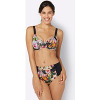 Witt Damen Bikini, schwarz-bunt-bedruckt von feel good