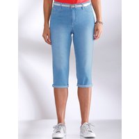 Witt Damen Caprihose inklusive Gürtel, blue-bleached von Witt