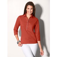 Witt Weiden Damen Poloshirt rostrot von Witt