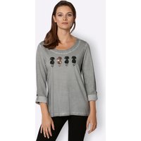 Witt Weiden Damen Langarmshirt grau von Witt