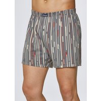 Witt Weiden Herren Boxershorts grau-bedruckt von KINGsCLUB