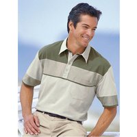 Witt Herren Poloshirt, beige-oliv von Catamaran