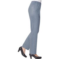 Witt Weiden Damen Jerseyhose marine-gemustert von Witt