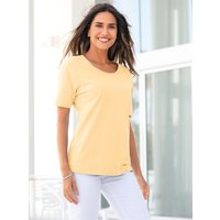 Witt Weiden Damen Kurzarmshirt vanillegelb von Witt