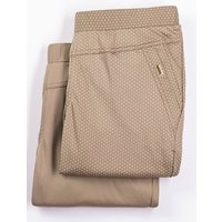 Witt Damen 7/8-Hose im Doppelpack, uni und mit Tupfen-Muster, beige + beige-getupft von Witt