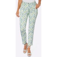 Witt Weiden Damen Hose ecru-mint-bedruckt von Witt