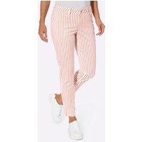 Witt Weiden Damen Hose papaya-ecru-gestreift von Witt