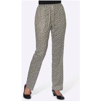 Witt Damen Jerseyhose mit Bindeband, sand-millefleurs von Witt