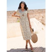 Witt Weiden Damen Jersey-Kleid champagner-bedruckt von Witt