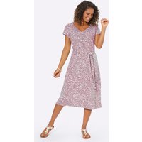 Witt Weiden Damen Jersey-Kleid mauve-weiß-bedruckt von Witt