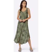 Witt Weiden Damen Druckkleid khaki-graphit-bedruckt von Witt