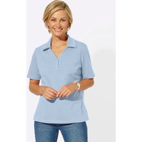 Witt Weiden Damen Poloshirt hellblau von Witt