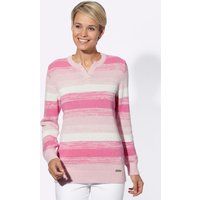 Witt Weiden Damen Streifenpullover altrosé-pink-gestreift von Witt