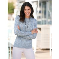 Witt Weiden Damen Pullover ecru-jeansblau-meliert von Witt