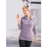 Witt Weiden Damen Polopullover flieder-meliert von Witt