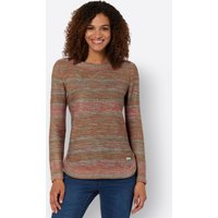 Witt Weiden Damen Strickpullover papaya-salbei-meliert von Witt