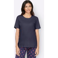 Witt Weiden Damen Schlafanzug-Shirt nachtblau von Witt