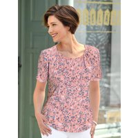 Witt Weiden Damen Rundhalsshirt apricot-bedruckt von Witt