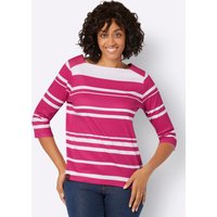 Witt Weiden Damen Shirt fuchsia-weiß-gestreift von Witt