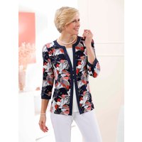 Witt Weiden Damen Shirt marine-koralle-bedruckt von Witt