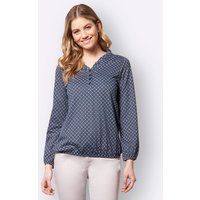 Witt Weiden Damen Print-Shirt marine-weiß von Witt