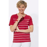 Witt Weiden Damen Shirt rot-ecru-bedruckt von Witt