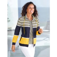 Witt Weiden Damen Shirtjacke marine-sonnengelb von Witt