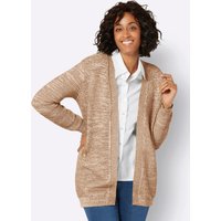 Witt Weiden Damen Strickjacke camel-weiß-meliert von Witt