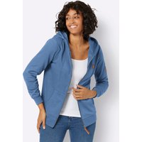 Witt Weiden Damen Sweatjacke mittelblau von Witt