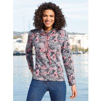 Witt Weiden Damen Sweatshirt rosé-grau-gemustert von Witt