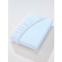 Witt  Spannbetttuch, hellblau von wäschepur