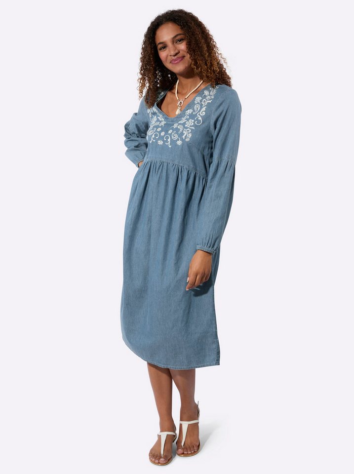 Witt Etuikleid Jeanskleid . von Witt