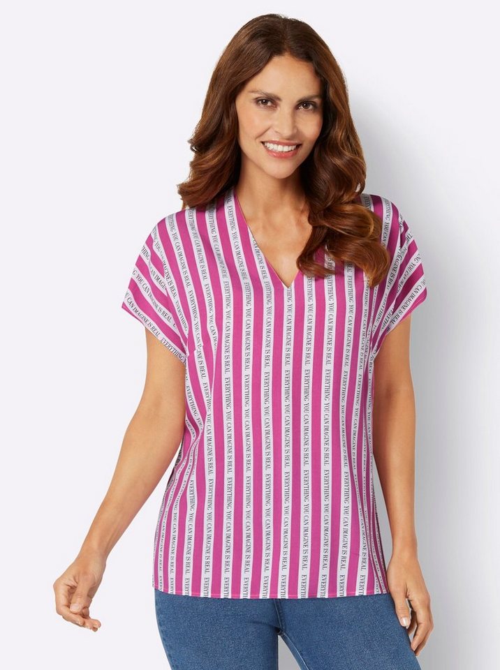 Witt Klassische Bluse Druckbluse . von Witt