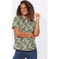 Witt Weiden Damen Bluse khaki-ecru-bedruckt von Witt