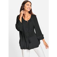 Witt Weiden Damen Bluse schwarz von Witt