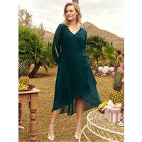 Witt Weiden Damen Chiffonkleid dunkelgrün von Witt