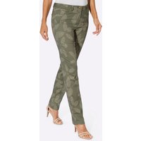 Witt Damen Hose, khaki-sand-bedruckt von Witt