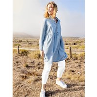 Witt Weiden Damen Kleid blau-weiß-bedruckt von Witt