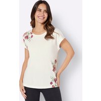 Witt Weiden Damen Kurzarm-Shirt ecru-rosenquarz von Witt