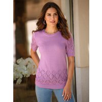 Witt Weiden Damen Kurzarmpullover orchidee von Witt