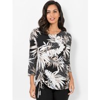 Witt Weiden Damen Print-Shirt schwarz-sesam-bedruckt von Witt