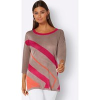 Witt Weiden Damen Pullover sesam-pink-gemustert von Witt