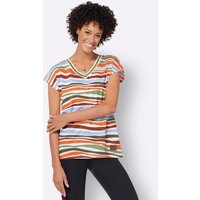 Witt Weiden Damen Shirt eucalyptus-orange-bedruckt von Witt