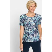 Witt Weiden Damen Shirt marine-ecru-bedruckt von Witt